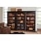 Hartford Hartford Bookcase in Two Tone Distressed Black IMHF4078 - alternate 2